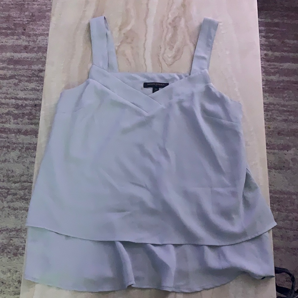Banana Republic Blue Tank Blouse